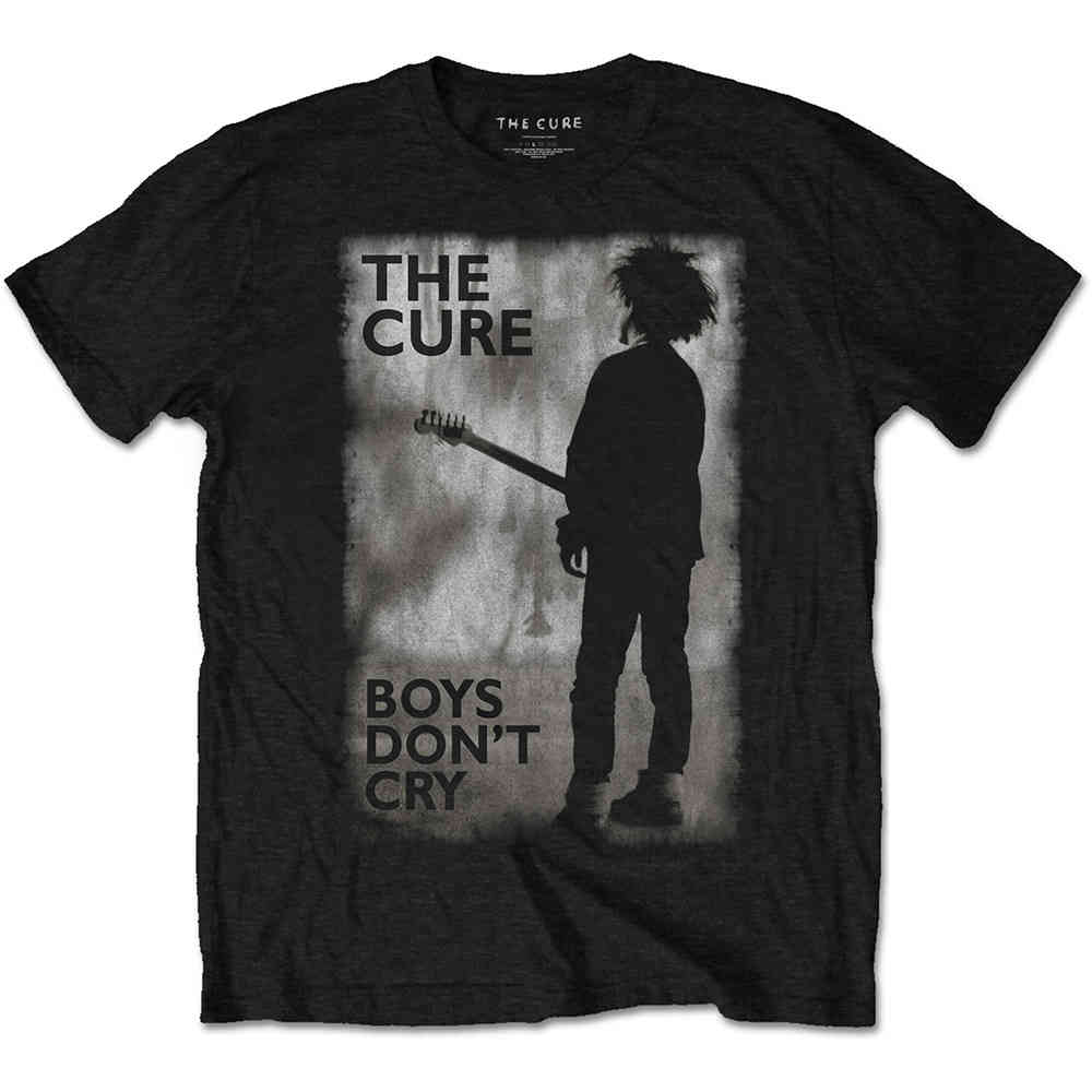The Cure - Boys Don't Cry Black & White T-shirt Homme - Noir